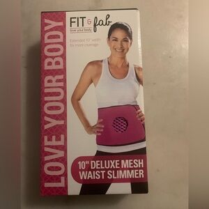 Pink Deluxe Mesh Waist Slimmer